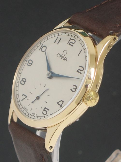 fig 1. OMEGA CALILBRE 266 SOLID 9CT GOLD MENS WATCH C1955