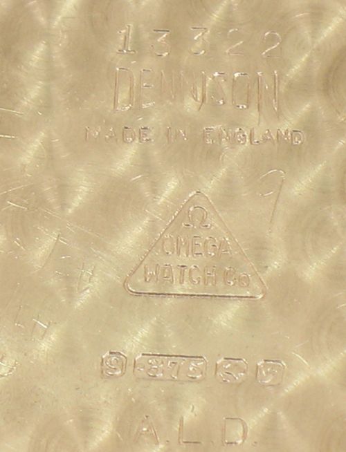fig 6. OMEGA CALILBRE 266 SOLID 9CT GOLD MENS WATCH C1955