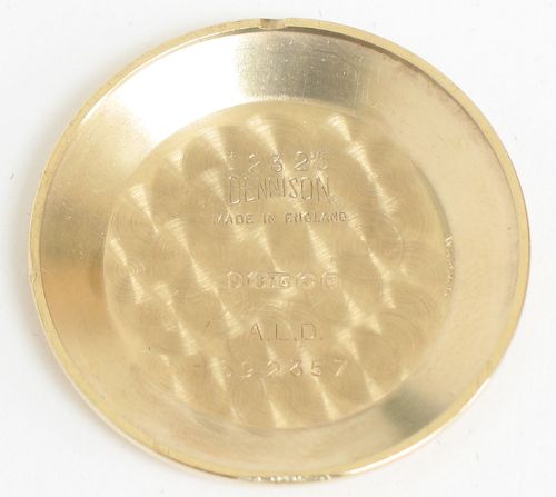 fig 8. WONDERFUL SOLID 9CT GOLD ZENITH CALIBRE 106-50 MENS WATCH C1952