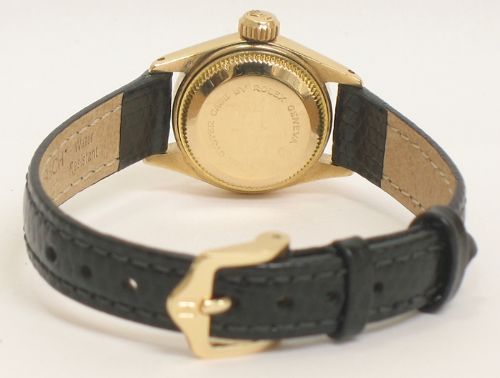 fig 4. STUNNING RARE SOLID 18CT GOLD ROLEX TUDOR OYSTER PRINCESS AUTOMATIC LADIES WATCH