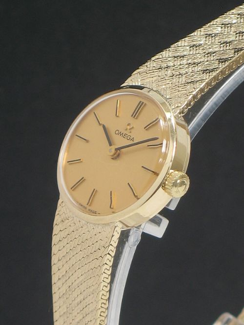 fig 1. BEAUTIFUL SOLID 9CT GOLD OMEGA LADIES COCKTAIL WATCH c1960