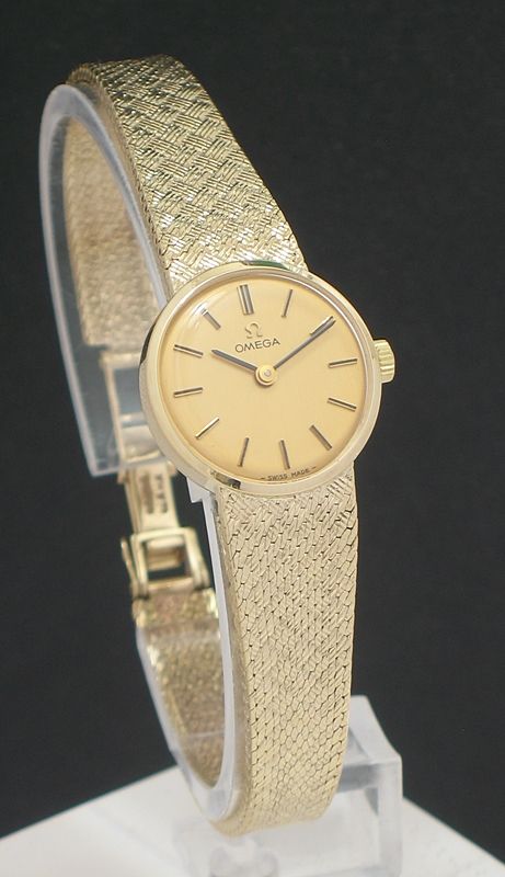 fig 2. BEAUTIFUL SOLID 9CT GOLD OMEGA LADIES COCKTAIL WATCH c1960