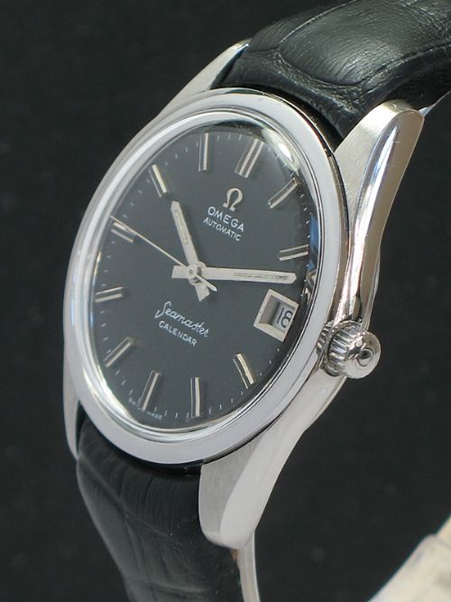 fig 2. OMEGA SEAMASTER AUTOMATIC CALENDAR CALIBRE 1012 QUICK SET DATE MENS WATCH