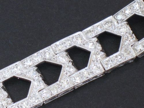 fig 4. GORGEOUS PLATINUM AND 3CTS DIAMOND LONGINES ART DECO LADIES VINTAGE COCKTAIL WATCH C1935