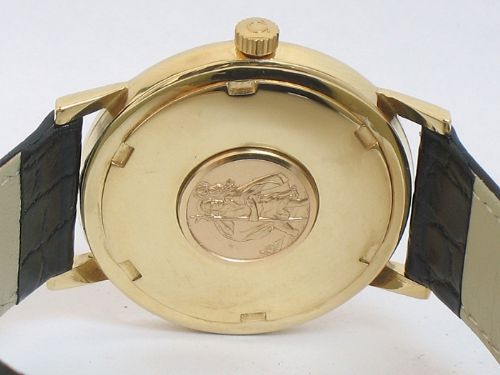 fig 5. SOLID 18CT GOLD OMEGA SEAMASTER DE VILLE AUTOMATIC MENS WATCH