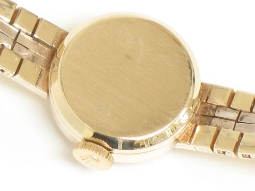 fig 6. STUNNING SOLID 9CT GOLD ROLEX PRECISION LADIES VINTAGE COCKTAIL WATCH