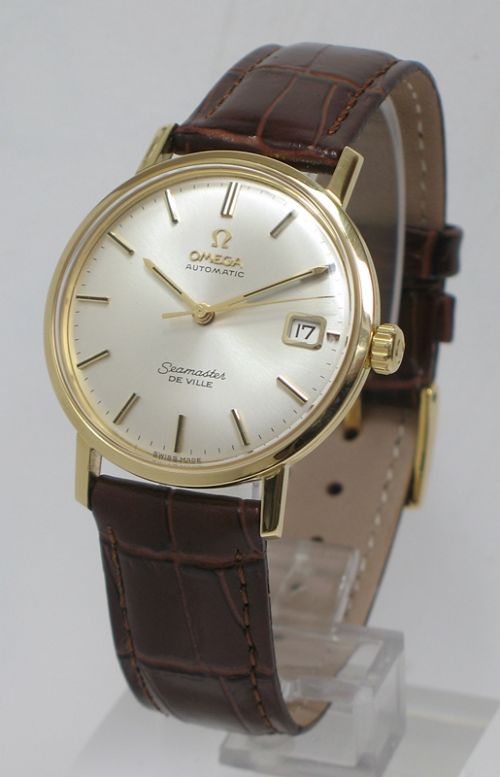 fig 4. EXCEPTIONAL ORIGINAL SOLID 18CT GOLD OMEGA SEAMASTER DE VILLE AUTOMATIC MENS WATCH