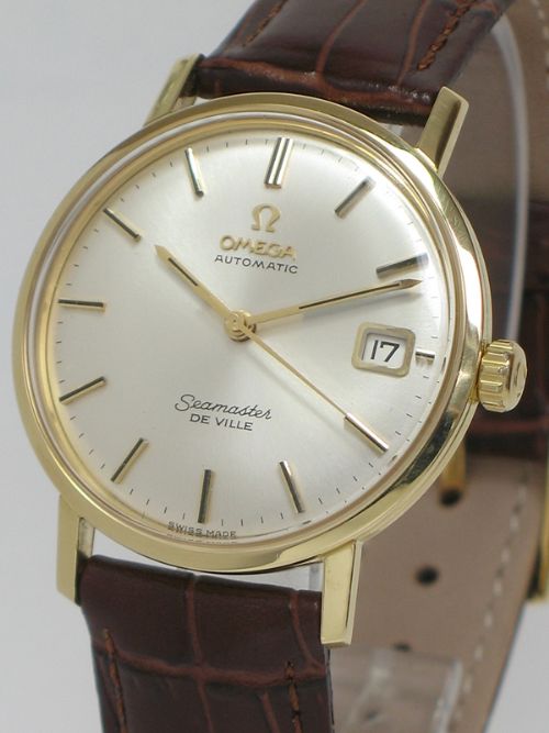 fig 5. EXCEPTIONAL ORIGINAL SOLID 18CT GOLD OMEGA SEAMASTER DE VILLE AUTOMATIC MENS WATCH