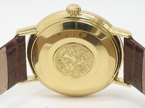 fig 6. EXCEPTIONAL ORIGINAL SOLID 18CT GOLD OMEGA SEAMASTER DE VILLE AUTOMATIC MENS WATCH