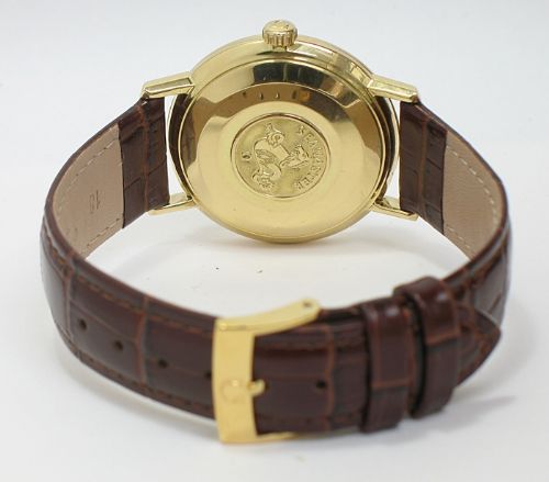 fig 7. EXCEPTIONAL ORIGINAL SOLID 18CT GOLD OMEGA SEAMASTER DE VILLE AUTOMATIC MENS WATCH