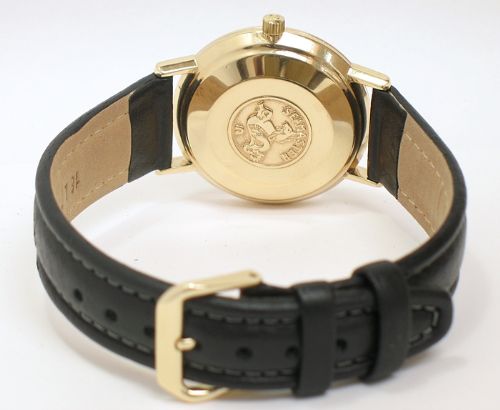 fig 3. SOLID 9CT GOLD OMEGA SEAMASTER DE VILLE CALIBRE 552 AUTOMATIC VINTAGE MENS WATCH