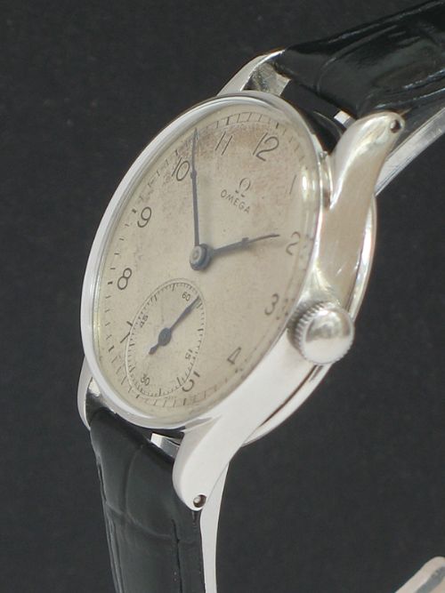 fig 3. COMPLETELY ORIGINAL OMEGA CALIBRE 26.5 WORLD WAR II VINTAGE MENS WATCH C1938
