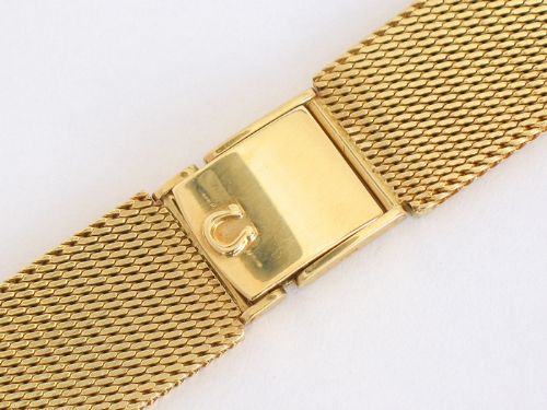 fig 1. EXTREMELY RARE HEAVY 52g SOLID 18CT GOLD GENUINE OMEGA MENS WATCH BRACELET STRAP