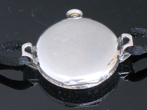 fig 7. SIMPLY EXQUISITE PLATINUM AND 3.5CT DIAMOND LADIES ART DECO COCKTAIL WATCH BY VERTEX C1930