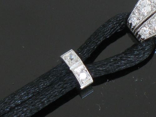 fig 8. SIMPLY EXQUISITE PLATINUM AND 3.5CT DIAMOND LADIES ART DECO COCKTAIL WATCH BY VERTEX C1930