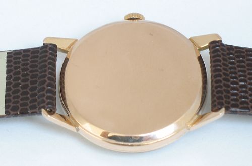 fig 4. SOLID 18CT ROSE GOLD OMEGA CALIBRE 267 MENS WATCH C1960