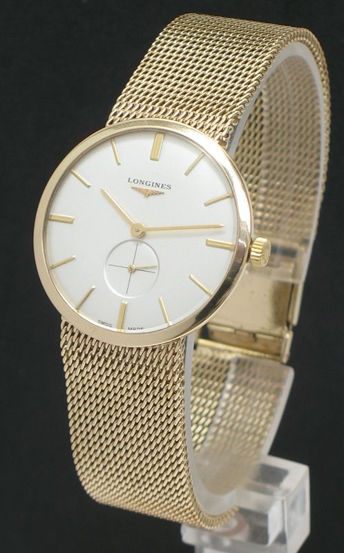 fig 1. SUPERB SOLID 9CT GOLD LONGINES CALIBRE 19.4 VINTAGE MENS WATCH WITH ORIGINAL BOX C1960