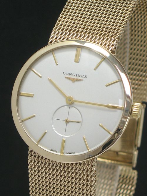 fig 2. SUPERB SOLID 9CT GOLD LONGINES CALIBRE 19.4 VINTAGE MENS WATCH WITH ORIGINAL BOX C1960