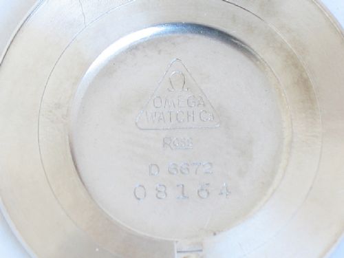 fig 5. RARE OMEGA SOLID 14CT WHITE GOLD AND DIAMOND CALIBRE 620 VINTAGE WATCH