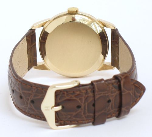 fig 7. SOLID 9CT GOLD OMEGA CALIBRE 267 MENS VINTAGE WATCH C1956
