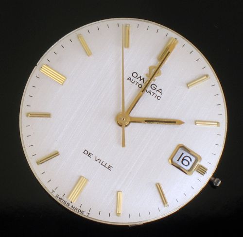 fig 7. COMPLETELY ORIGINAL SOLID 9CT GOLD OMEGA SEAMASTER DE VILLE AUTOMATIC MENS VINTAGE WATCH WITH BOX