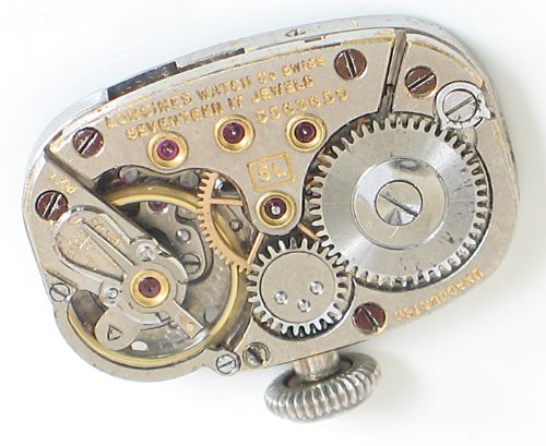 fig 8. LOVELY LONGINES 18CT WHITE GOLD AND DIAMOND LADIES ART DECO COCKTAIL WATCH C1935