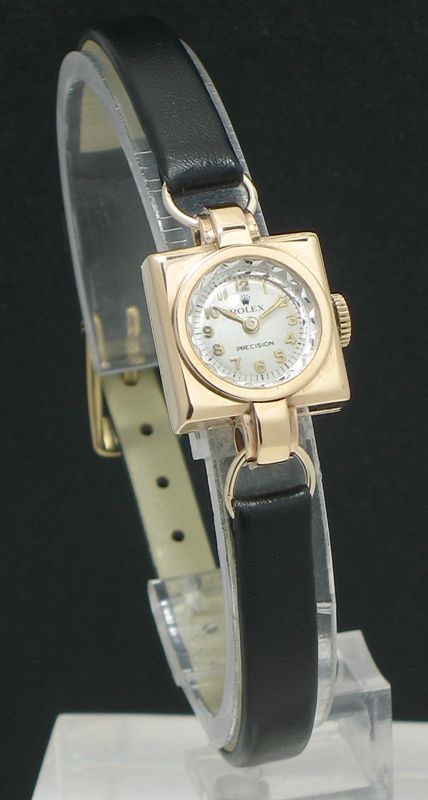 Beautiful Solid 9ct Gold Rolex Precision Ladies Art Deco Cocktail Watch C1938