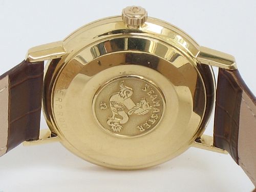 fig 4. SUPERB ORIGINAL SOLID 18CT GOLD OMEGA SEAMASTER CALIBRE 552 MENS VINTAGE WATCH C1960