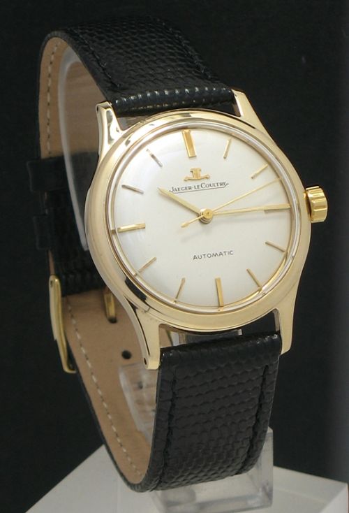 fig 1. STUNNING SOLID 9CT GOLD JAEGER-LECOULTRE AUTOMATIC MENS VINTAGE WATCH C1959