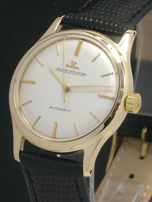 fig 2. STUNNING SOLID 9CT GOLD JAEGER-LECOULTRE AUTOMATIC MENS VINTAGE WATCH C1959