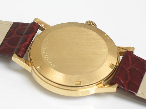 fig 6. STUNNING ORIGINAL MINT CONDITION SOLID 18CT GOLD OMEGA GENEVE MENS VINTAGE WATCH