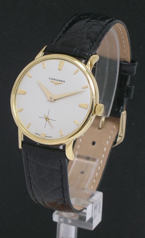 fig 3. SOLID 18CT GOLD LONGINES 30L VINTAGE WATCH C1960