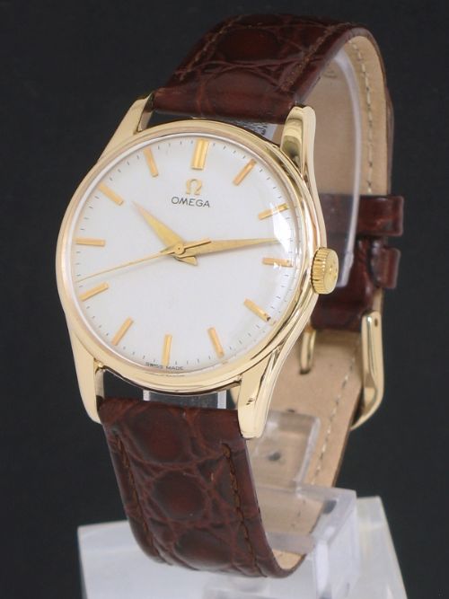 fig 1. WONDERFUL SOLID 9CT GOLD OMEGA CALIBRE 286 MENS VINTAGE WATCH