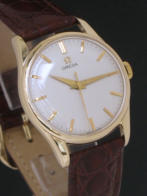 fig 4. WONDERFUL SOLID 9CT GOLD OMEGA CALIBRE 286 MENS VINTAGE WATCH