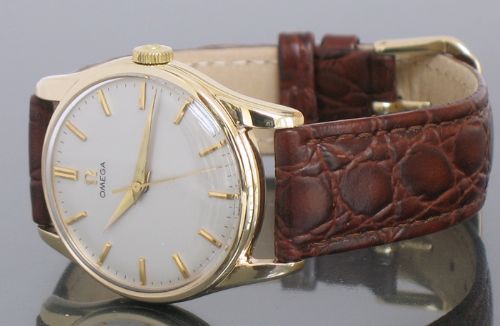 fig 5. WONDERFUL SOLID 9CT GOLD OMEGA CALIBRE 286 MENS VINTAGE WATCH