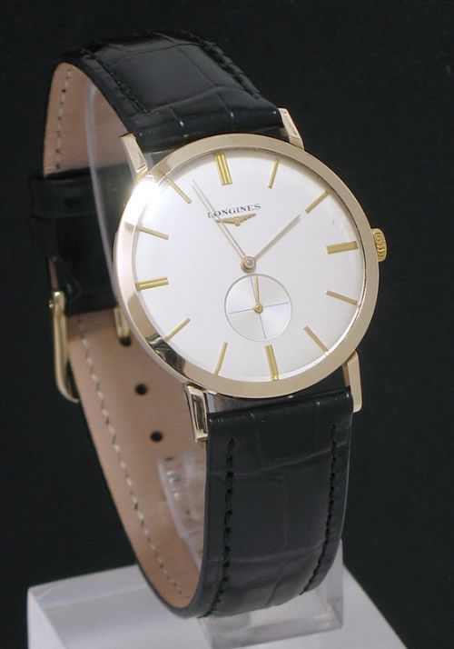 Superb Solid 9ct Gold Longines Slimline Dress Watch C1959