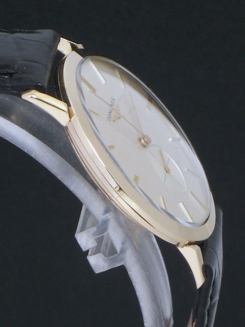 fig 4. SUPERB SOLID 9CT GOLD LONGINES SLIMLINE DRESS WATCH C1959