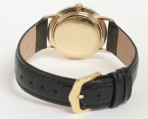fig 5. SUPERB SOLID 9CT GOLD LONGINES SLIMLINE DRESS WATCH C1959