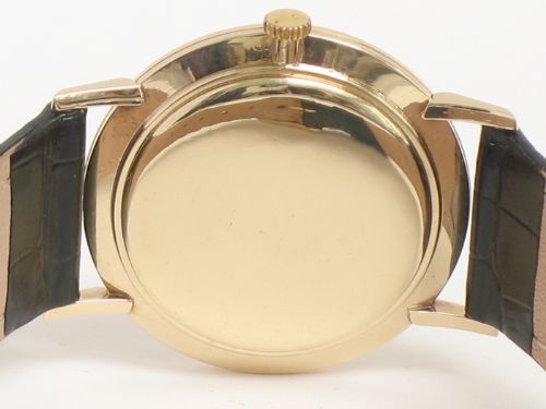 fig 6. SUPERB SOLID 9CT GOLD LONGINES SLIMLINE DRESS WATCH C1959