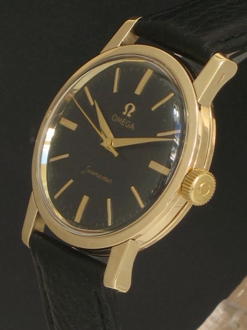 fig 3. OUTSTANDING SOLID 9CT GOLD OMEGA SEAMASTER CALIBRE 520 MENS WATCH C1959