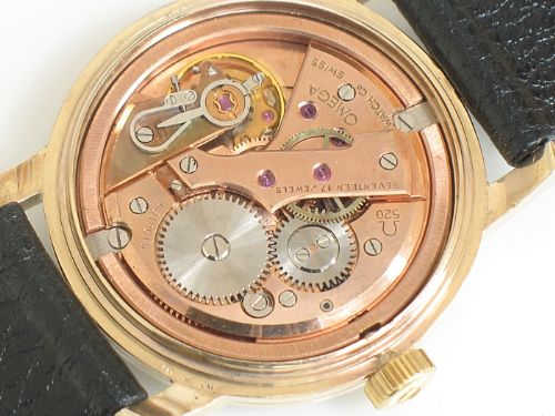 fig 6. OUTSTANDING SOLID 9CT GOLD OMEGA SEAMASTER CALIBRE 520 MENS WATCH C1959