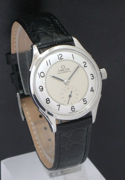 fig 1. SUPERB OMEGA AUTOMATIC BUMPER CALIBRE 30.10RA RT DECO MENS WATCH C1945