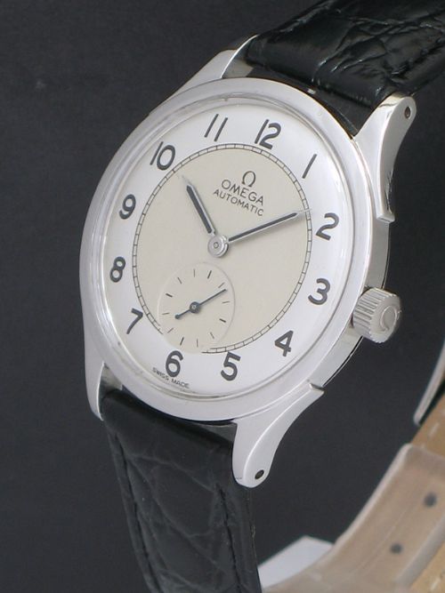 fig 3. SUPERB OMEGA AUTOMATIC BUMPER CALIBRE 30.10RA RT DECO MENS WATCH C1945