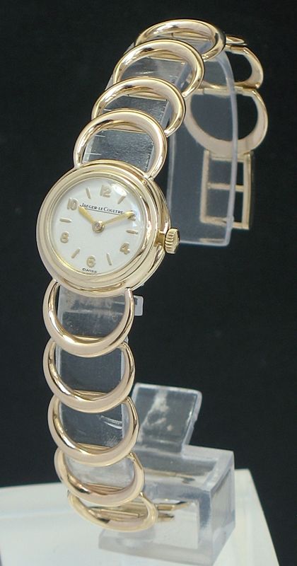 Beautiful Unique Solid 9ct Gold Jaeger-lecoultre Ladies Cocktail Watch C1954