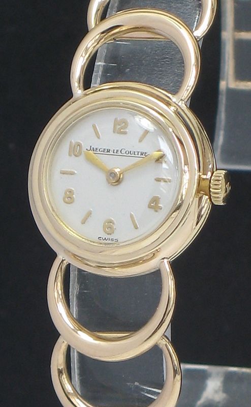 fig 2. BEAUTIFUL UNIQUE SOLID 9CT GOLD JAEGER-LECOULTRE LADIES COCKTAIL WATCH C1954
