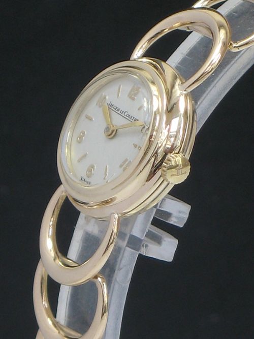 fig 4. BEAUTIFUL UNIQUE SOLID 9CT GOLD JAEGER-LECOULTRE LADIES COCKTAIL WATCH C1954