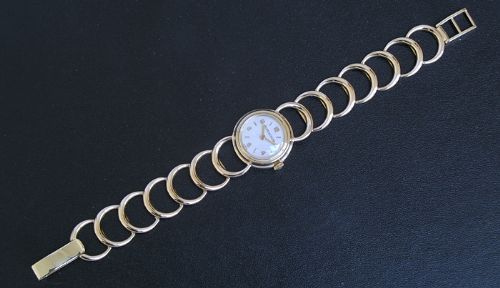 fig 7. BEAUTIFUL UNIQUE SOLID 9CT GOLD JAEGER-LECOULTRE LADIES COCKTAIL WATCH C1954