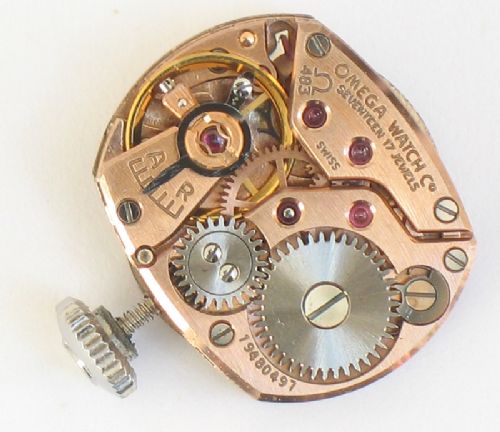 fig 7. WONDERFUL SOLID 18CT WHITE GOLD AND DIAMOND OMEGA LADIES COCKTAIL WATCH C1958