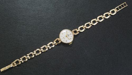fig 5. BEAUTIFUL SOLID 9CT GOLD ROLEX TUDOR ROYAL LADIES COCKTAIL WATCH C1959