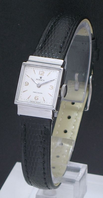 fig 1. WONDERFUL ROLEX PRECISION ART DECO LADIES COCKTAIL WATCH C1950